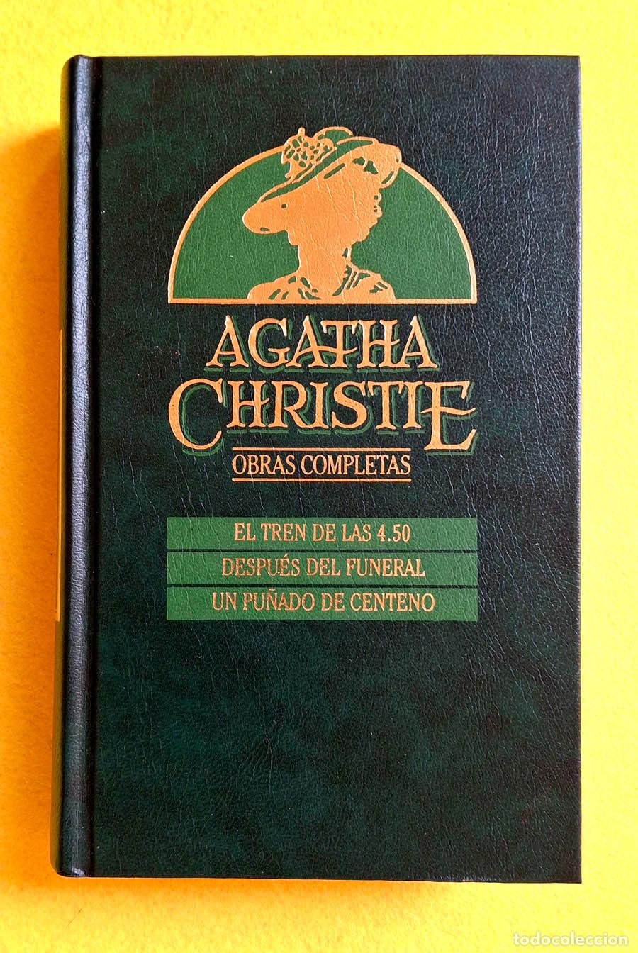 Libros de segunda mano: 18.- El tren de las 4.50, Despu&eacute;s del funeral y Un pu&ntilde;ado de centeno, Obras Completas de Agatha Chri