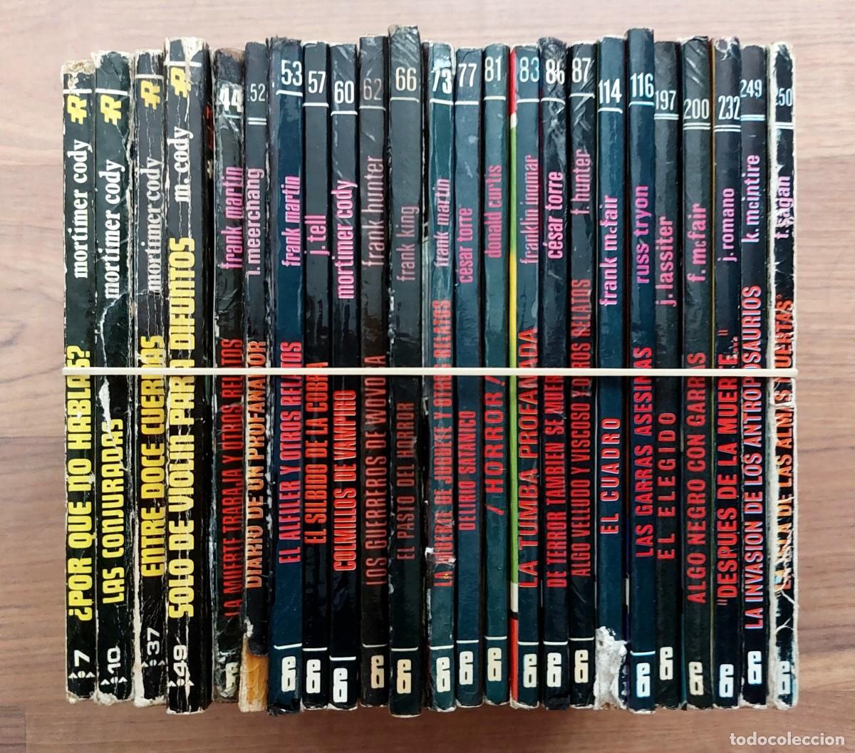 Libros de segunda mano: EASA-ROLLAN TERROR - LOTE 24 NOVELAS ANTIGUAS-BOLSILIBROS-PULP