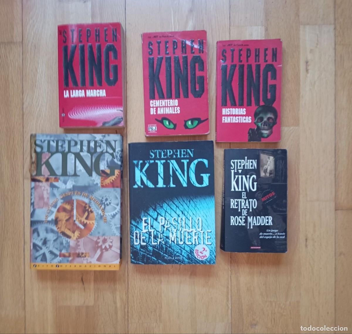 Libros de segunda mano: Pack 6 Libros Stephen King (Terror / Thriller)