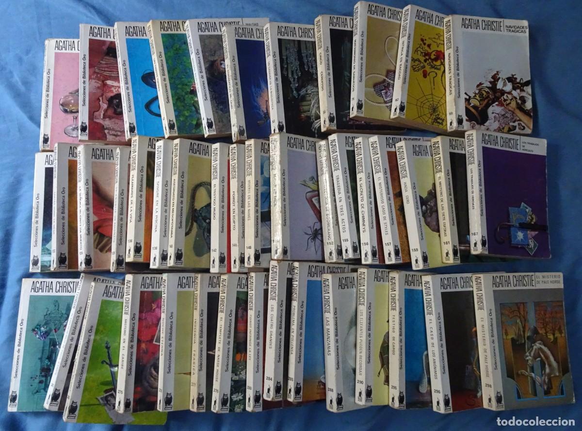 Libros de segunda mano: AGATHA CHRISTIE, LOTE DE 42 LIBROS DIFERENTES N&Uacute;MEROS, EDITORIAL MOLINO , VER FOTOS