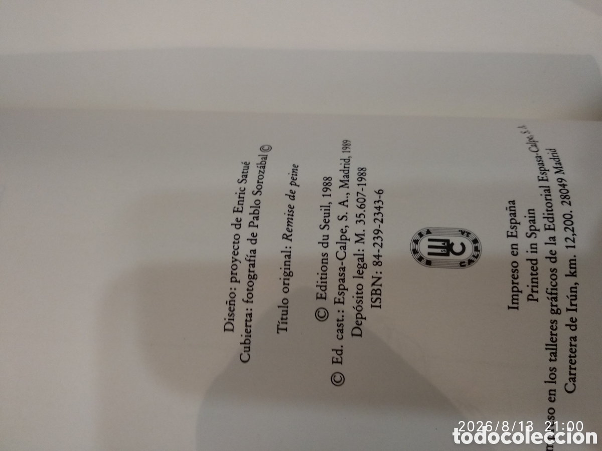 Libros de segunda mano: Exculpaci&oacute;n (Patrick Modiano) - Foto 11