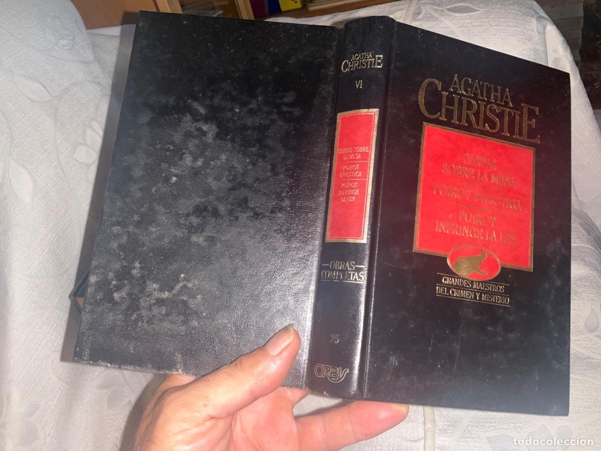 Livros em segunda m&atilde;o: AGATHA N&ordm; 25. AGATHA CHRISTIE, orbisVI. CARTAS SOBRE LA MESA; POIROT INVESTIGA; POIROT I