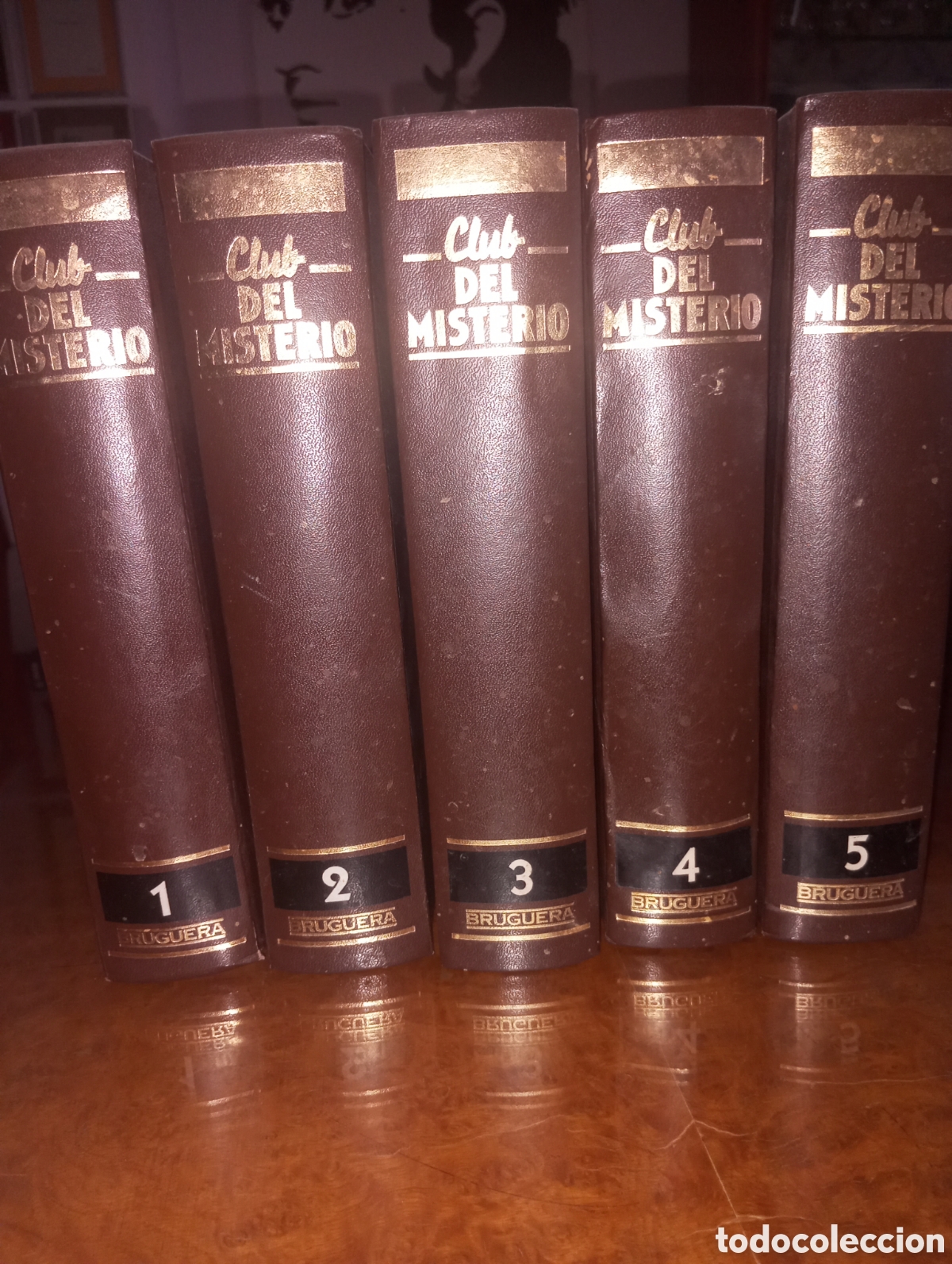 Libros de segunda mano: CLUB DEL MISTERIO, BRUCUERA, CINCO TOMOS, VER FOTOS Y DESCRIPCI&Oacute;N