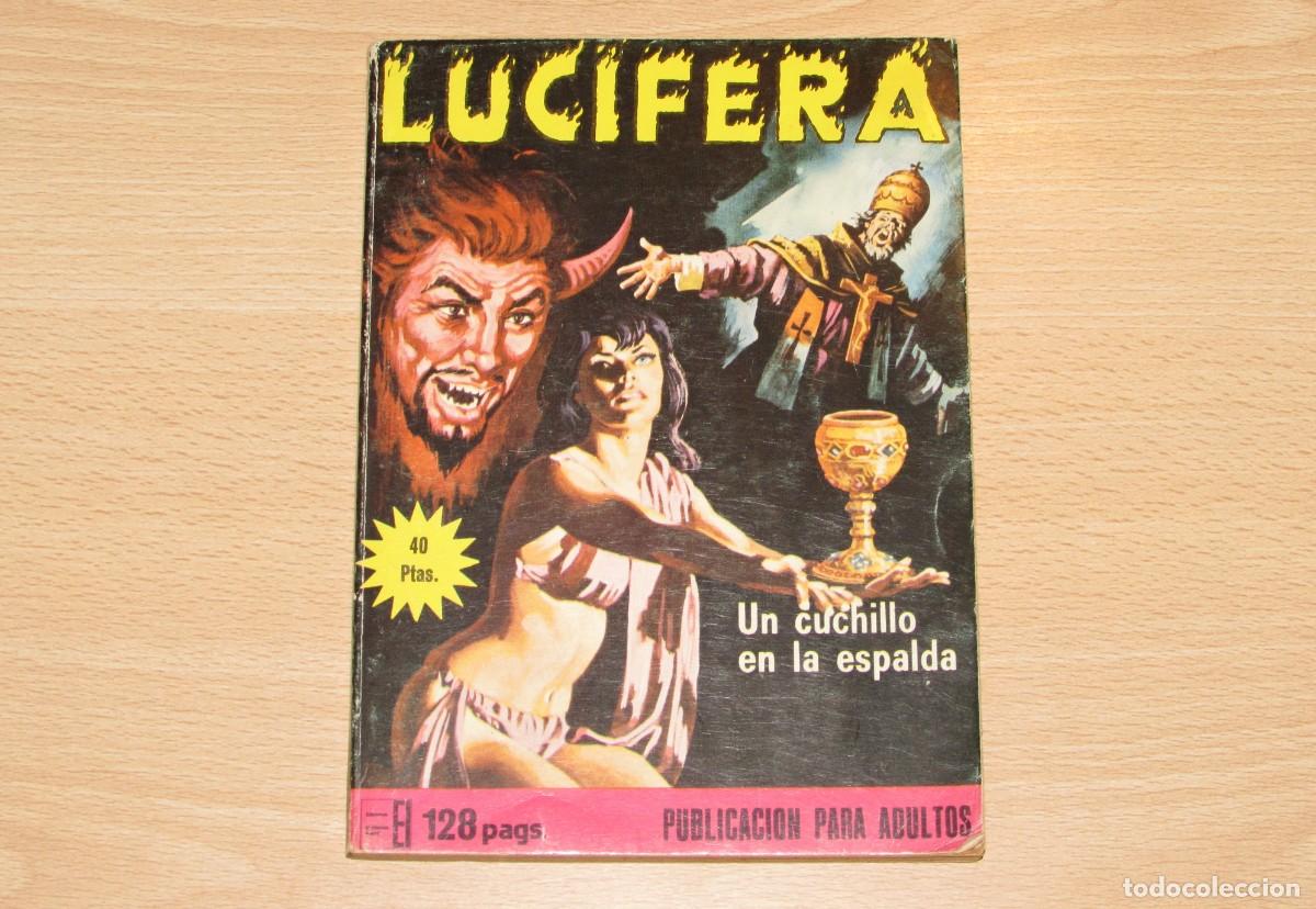 Libros de segunda mano: Un cuchillo en la espalda num 21 Lucifera Elviberia 1976