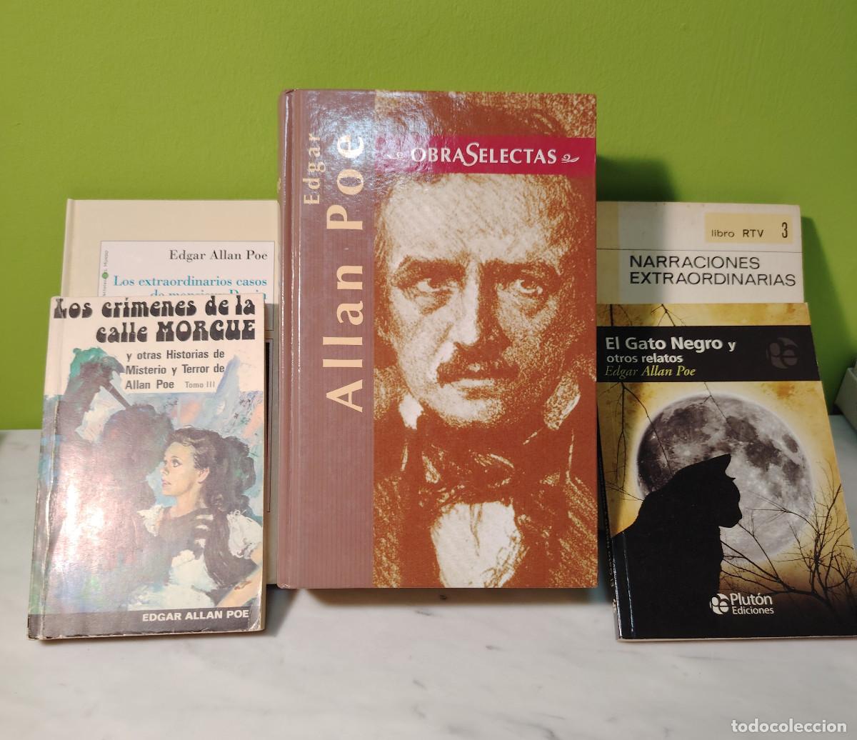 Libros de segunda mano: Edgar Allan Poe (lote de 5 libros)