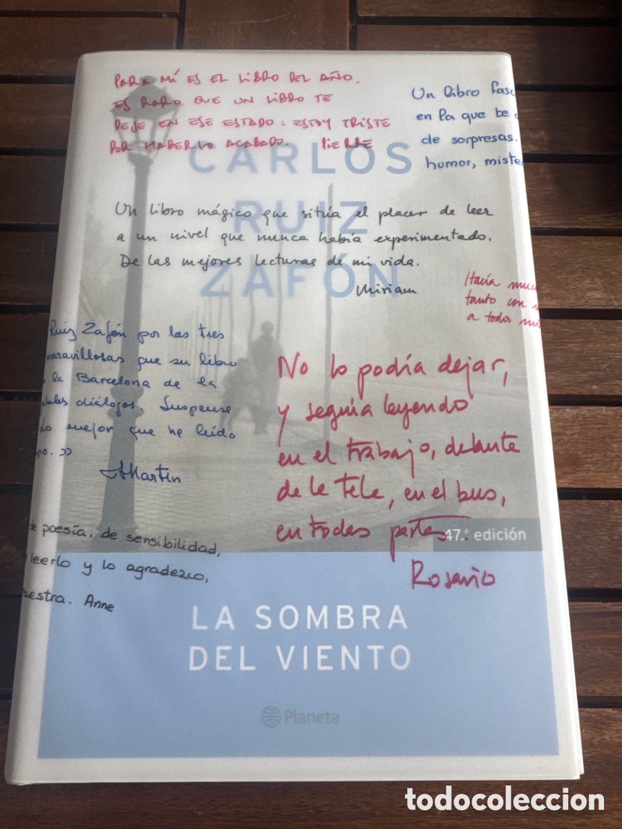 Libros de segunda mano: La Sombra del Viento Carlos Ruiz Zaf&oacute;n PLANETA 04 / 2005