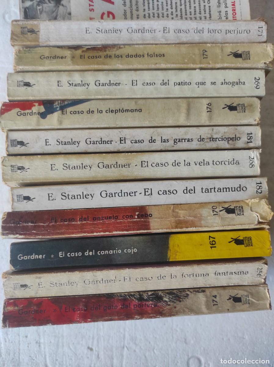 Libros de segunda mano: lote 11 libros STANLEY GARDNER , PERRY MASON, Molino, usados , los de la foto , oferta solo hoy