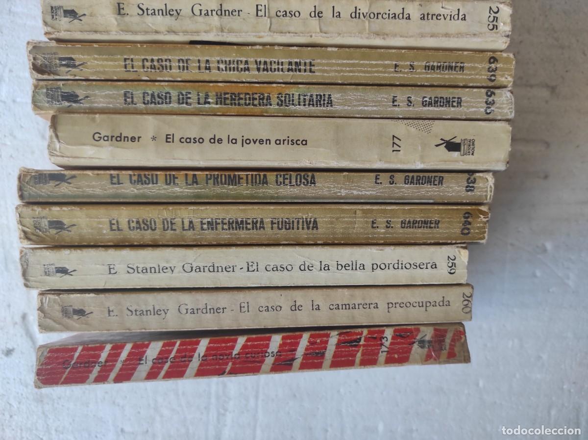 Libros de segunda mano: lote 9 libros STANLEY GARDNER , PERRY MASON, Molino, usados los de la foto , oferta solo hoy
