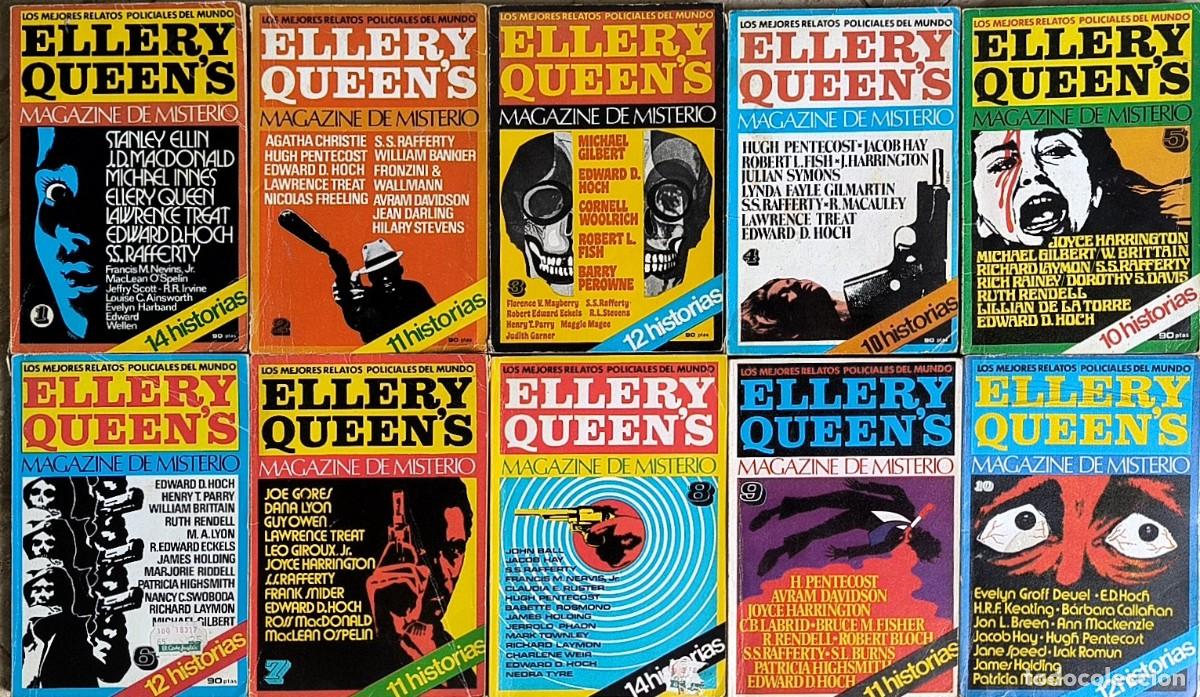 Second hand books: LOTE DE MAGAZINE DE MISTERIO ELLERY QUEEN'S - Buen estado- Portes 6.99