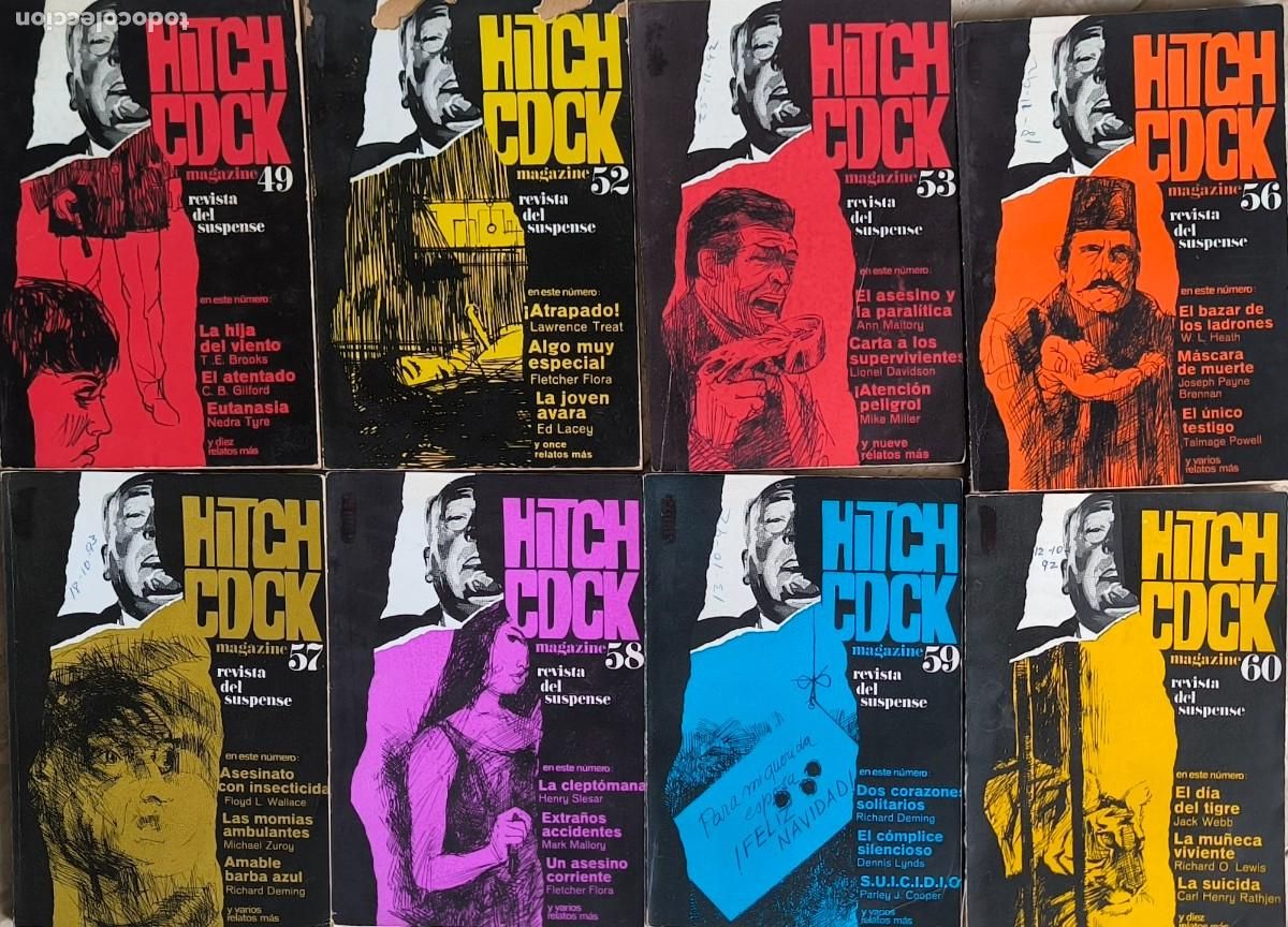 Libri di seconda mano: LOTE DE 8 ALFRED HITCHCOCK Magazine revista de suspense -varios n&uacute;meros - Buen estado- Portes 6.99