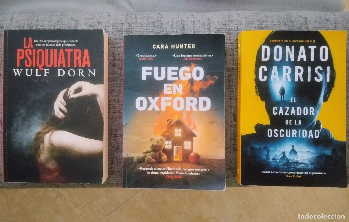Libros de segunda mano: Lote tres novelas de misterio, terror, policiacas.