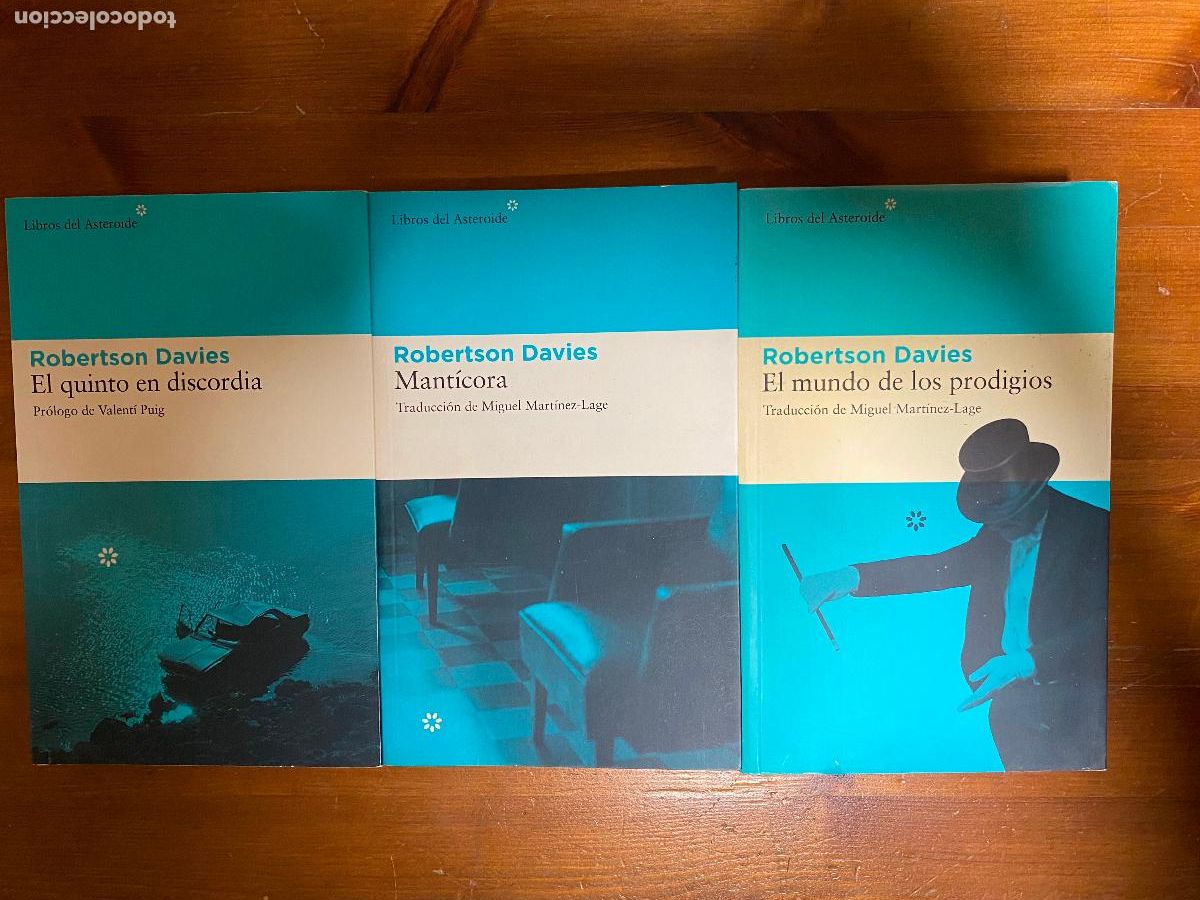 Libros de segunda mano: ROBERTSON DAVIES. TRILOG&Iacute;A DE DEPTFORD. LIBROS DEL ASTEROIDE. 3 TOMOS.