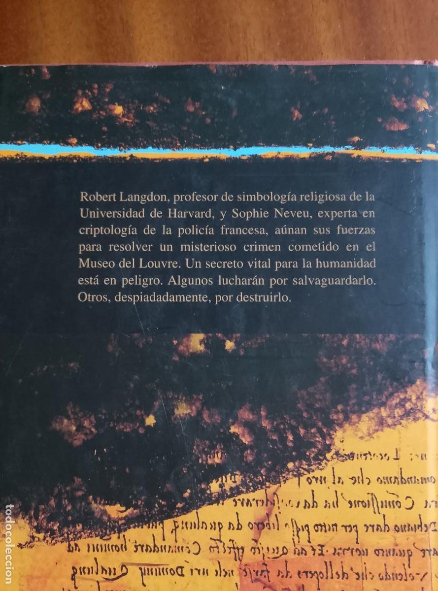 Libros de segunda mano: El c&oacute;digo Da Vinci. Dan Brown. 2003 - Foto 2