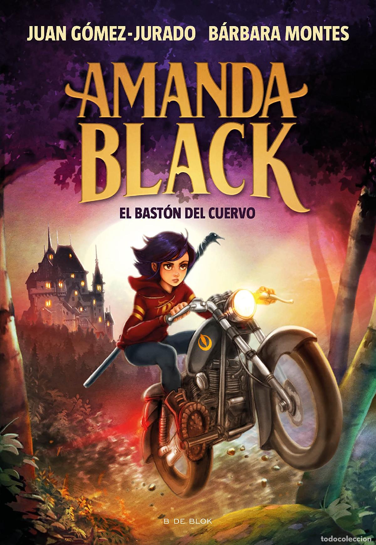 Libros de segunda mano: Amanda Black 7 - El bast&oacute;n del cuervo (Juan G&oacute;mez-Jurado y B&aacute;rbara Montes)