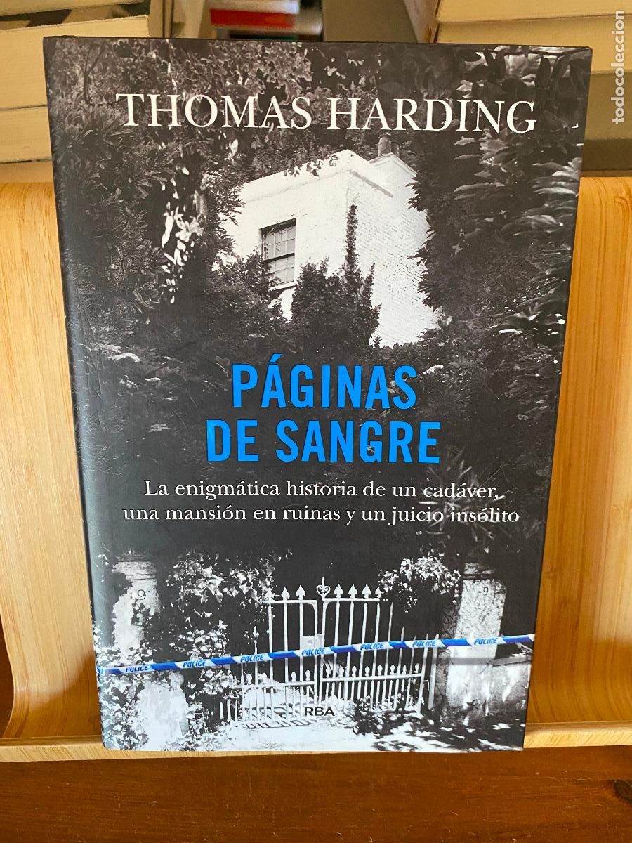 Libros de segunda mano: P&Aacute;GINAS DE SANGRE. THOMAS HARDING. EDITORIAL RBA
