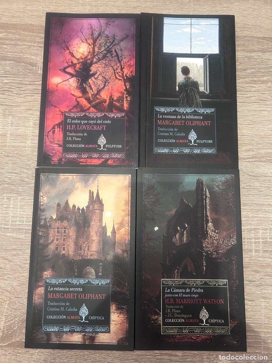 Libros de segunda mano: LOTE 4 COLECCI&Oacute;N ALMAYA &ndash; CR&Iacute;PTICA / PULPTURE &ndash; LOVECRAFT, OLIPHANT, MARRIOTT WATSON