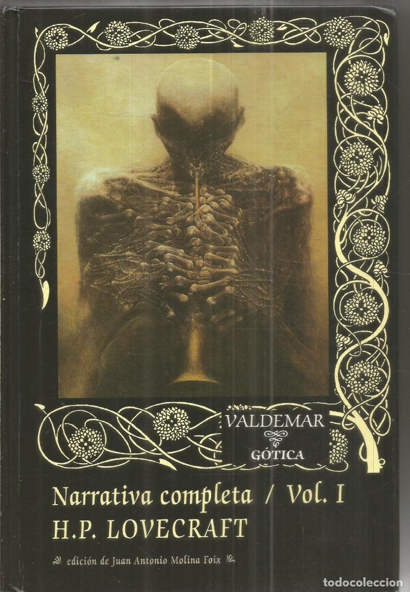 Libros de segunda mano: H.P. LOVECRAFT. NARRATIVA COMPLETA I. VALDEMAR GOTICA