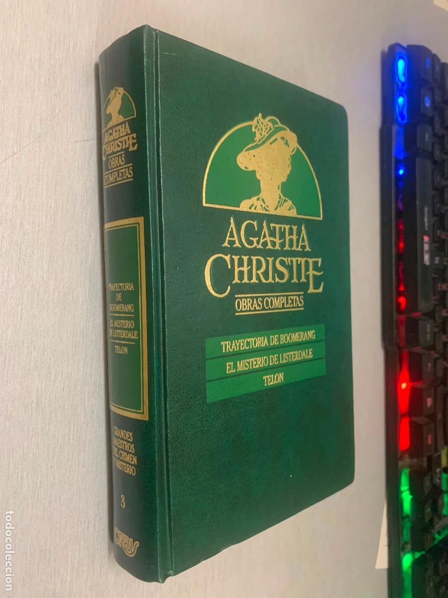 Libros de segunda mano: TRAYECTORIA DE BOOMERANG, EL MISTERIO DE LISTERDALE, TEL&Oacute;N / AGATHA CHRISTIE / ORBIS 1988