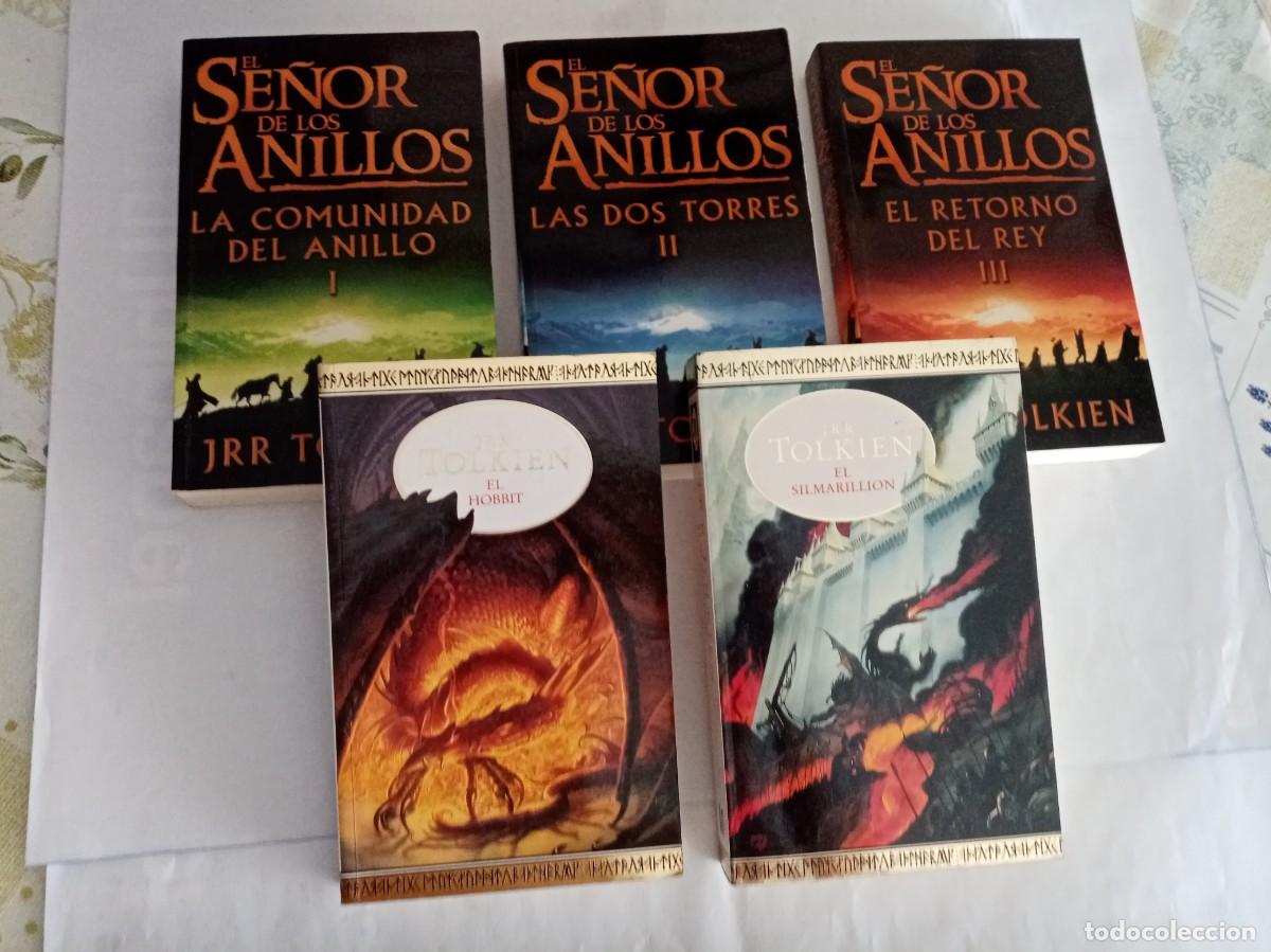 Libros de segunda mano: EL SE&Ntilde;OR DE LOS ANILLOS ( 3 VOL.) / EL HOBBIT + EL SILMARILLION. J R R Tolkien ( MINOTAURO )