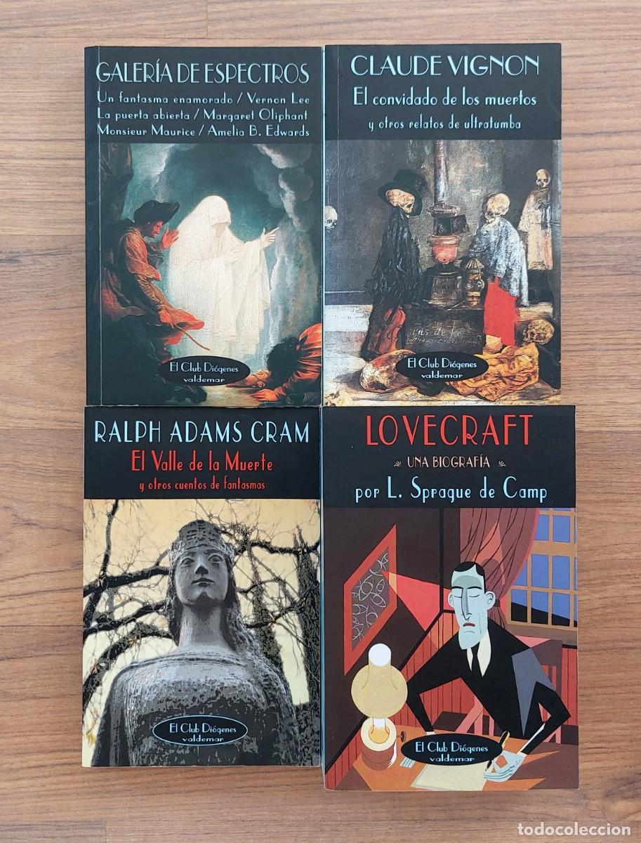 Libros de segunda mano: VALDEMAR (EL CLUB DIOGENES) - LOTE 4 LIBROS TERROR (EXCELENTE ESTADO)