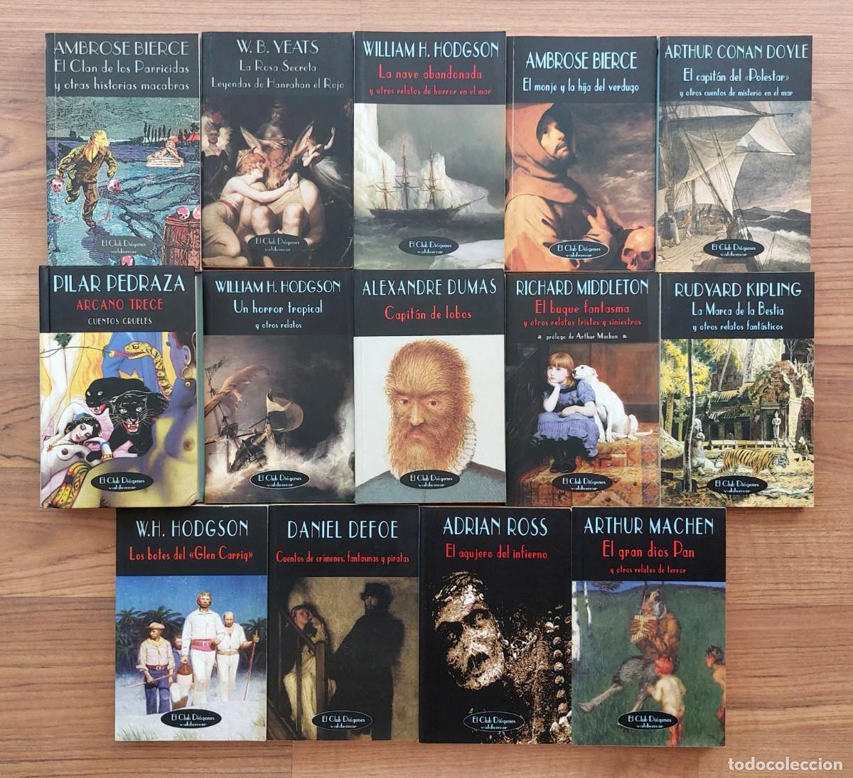 Libros de segunda mano: VALDEMAR (EL CLUB DIOGENES) - LOTE 14 LIBROS TERROR (EXCELENTE ESTADO)