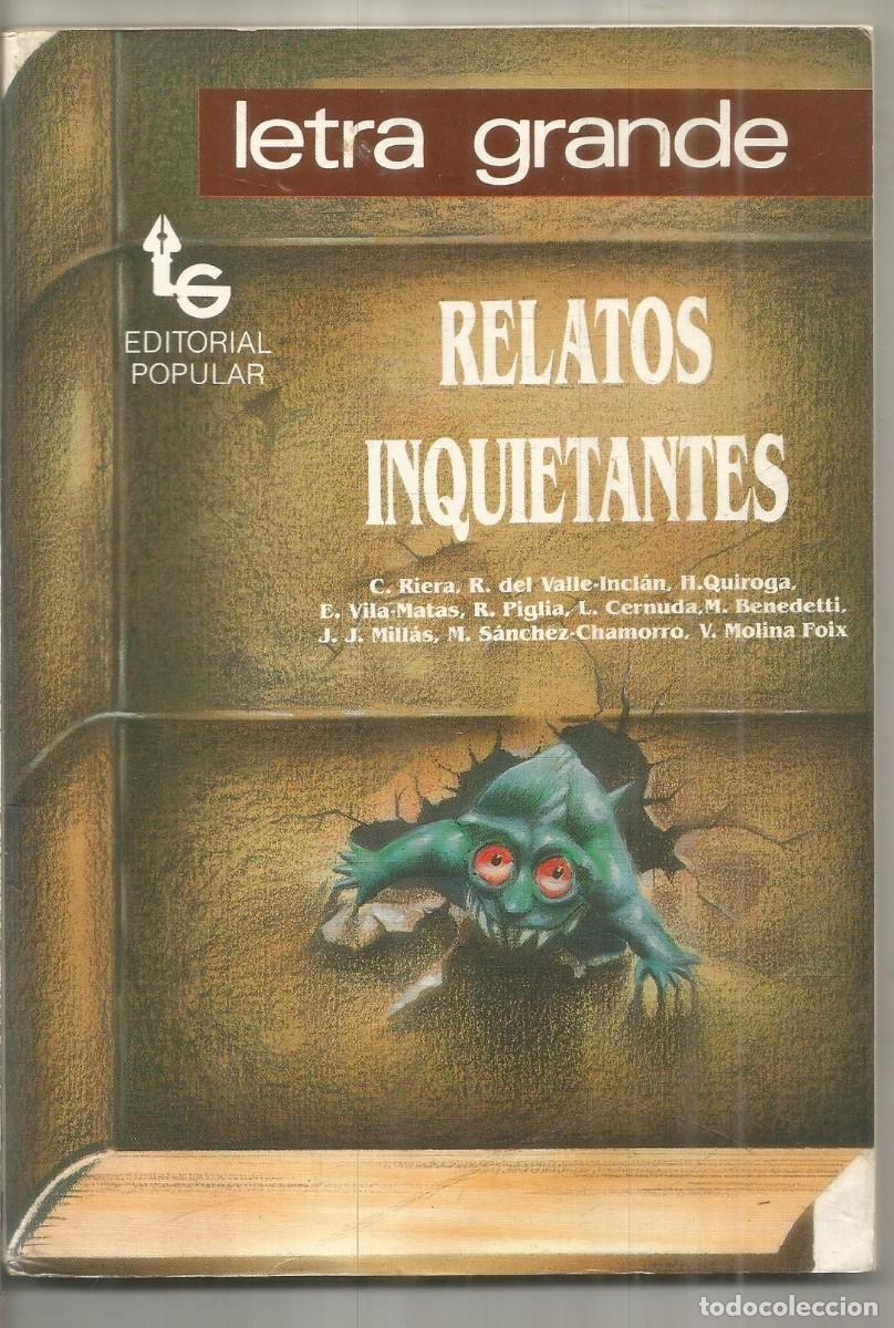 Libros de segunda mano: RELATOS INQUIETANTES. AA.VV. EDITORIAL POPULAR