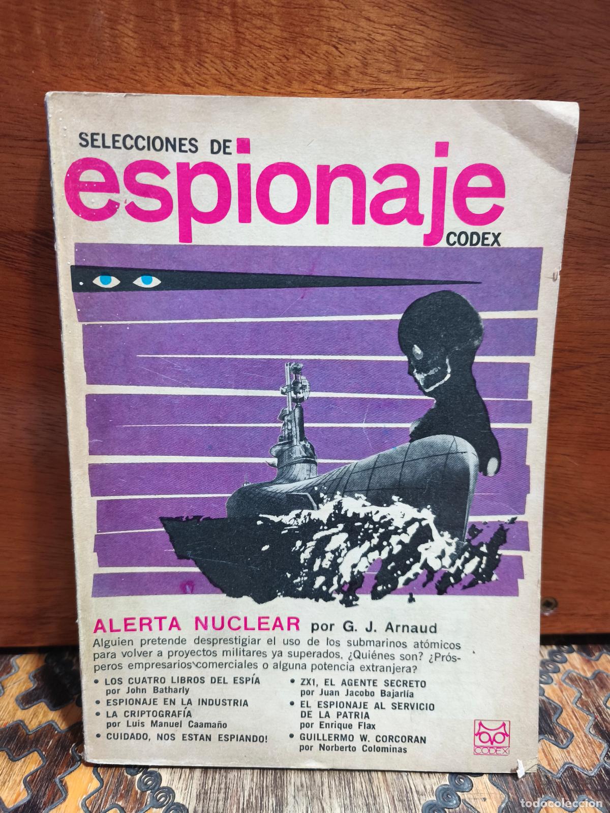 Libros de segunda mano: SELECCIONES DE ESPIONAJE CODEX &ndash; ALERTA NUCLEAR &ndash; G. J. ARNAUD