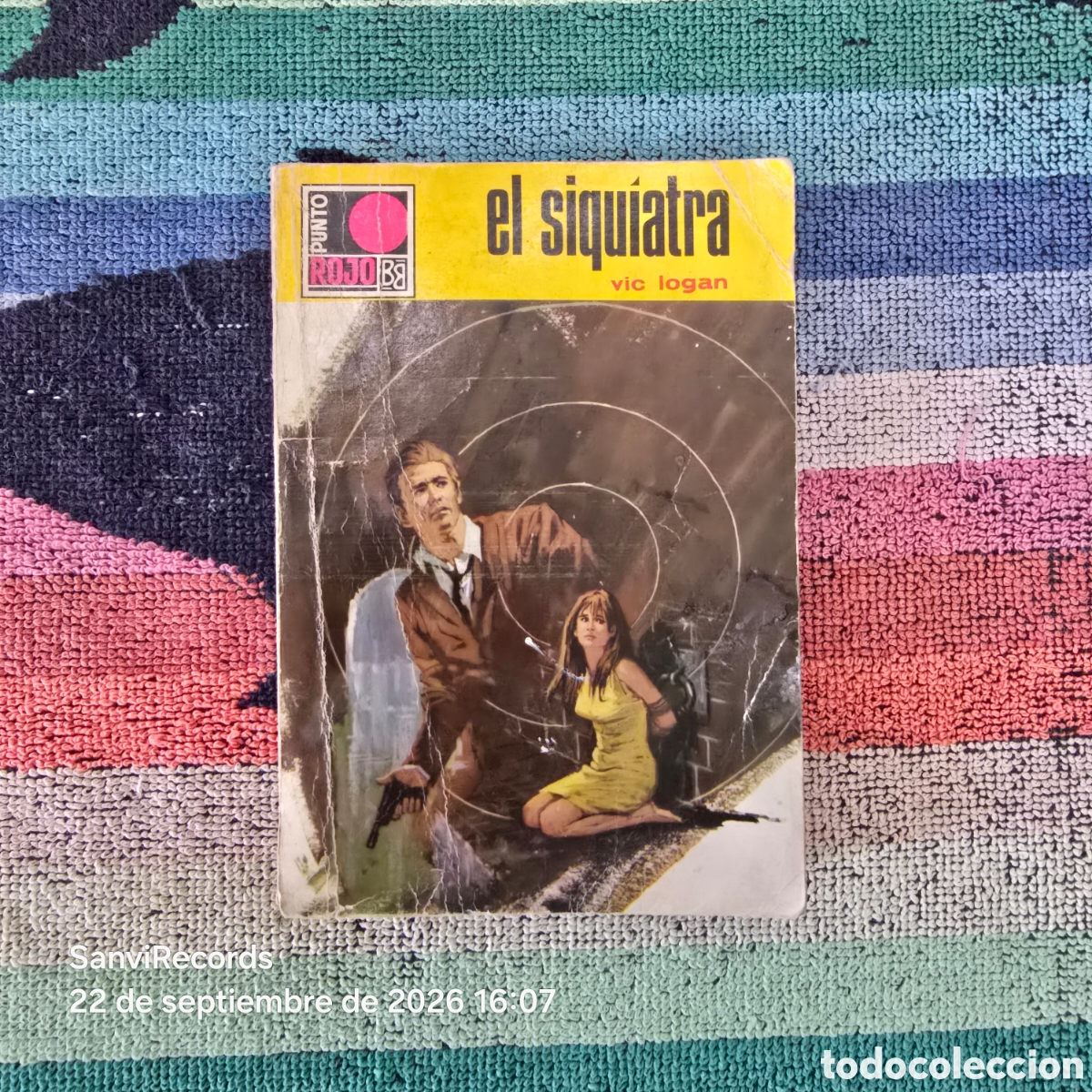 Libros de segunda mano: PUNTO ROJO 377: EL SIQUIATRA (VIC LOGAN) (BRUGUERA)