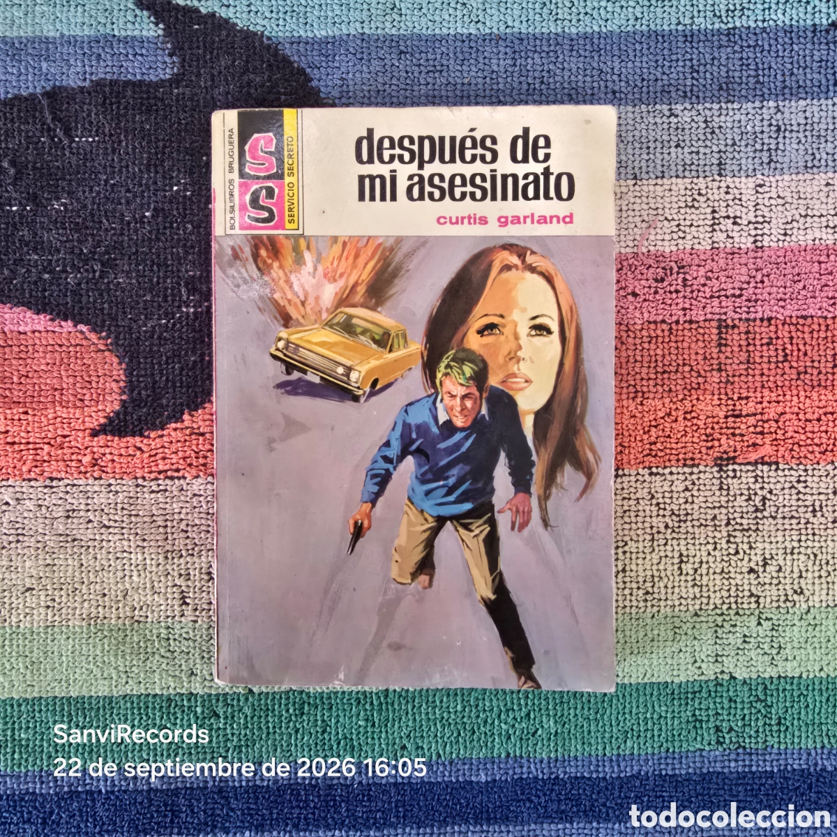 Libros de segunda mano: SERVICIO SECRETO 1126: DESPU&Eacute;S DE MI ASESINATO (CURTIS GARLAND) (BRUGUERA)