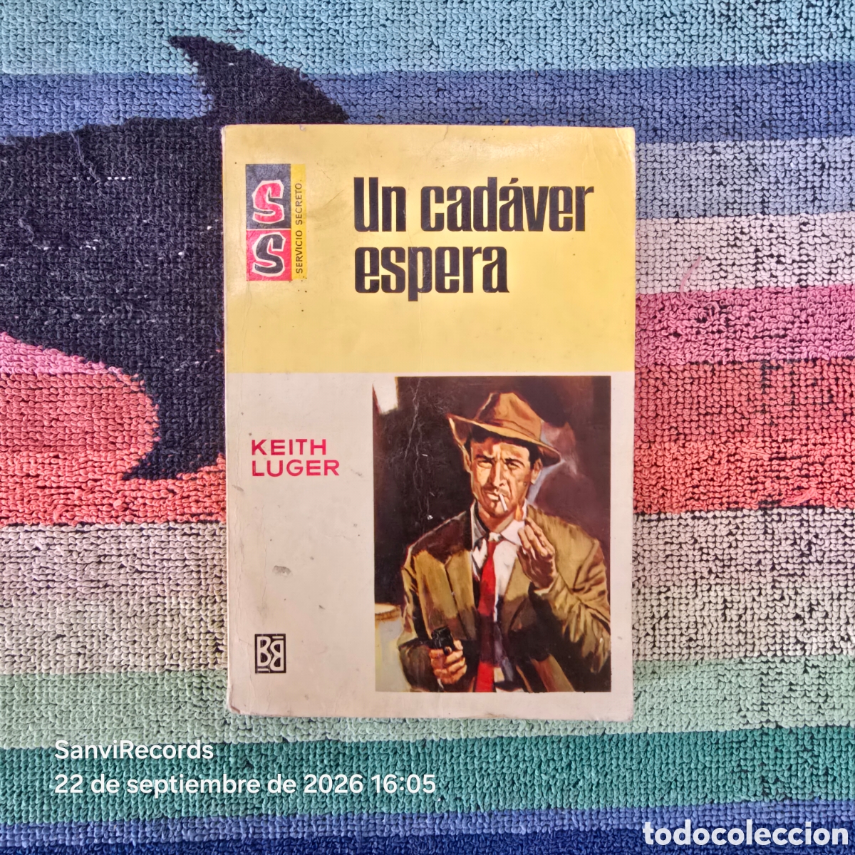 Libros de segunda mano: SERVICIO SECRETO 955: UN CAD&Aacute;VER ESPERA (KEITH LUGER) (BRUGUERA)