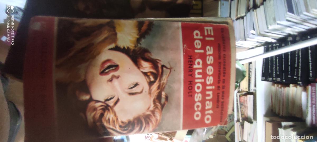 Libros de segunda mano: El asesinato del quiosco. Henry Holt. Gerpla, colecci&oacute;n B&uacute;ho 100, 1959.