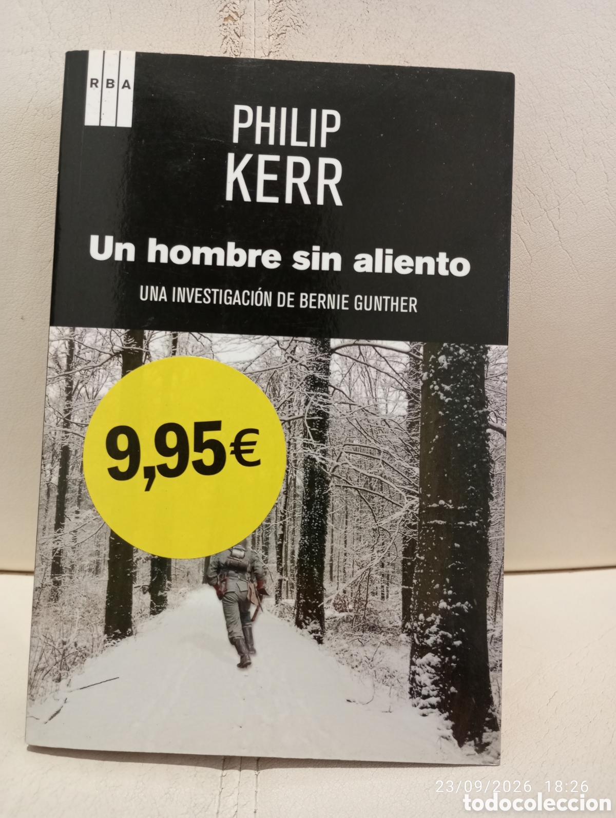 Libros de segunda mano: Philip Kerr . Un hombre sin aliento . RBA