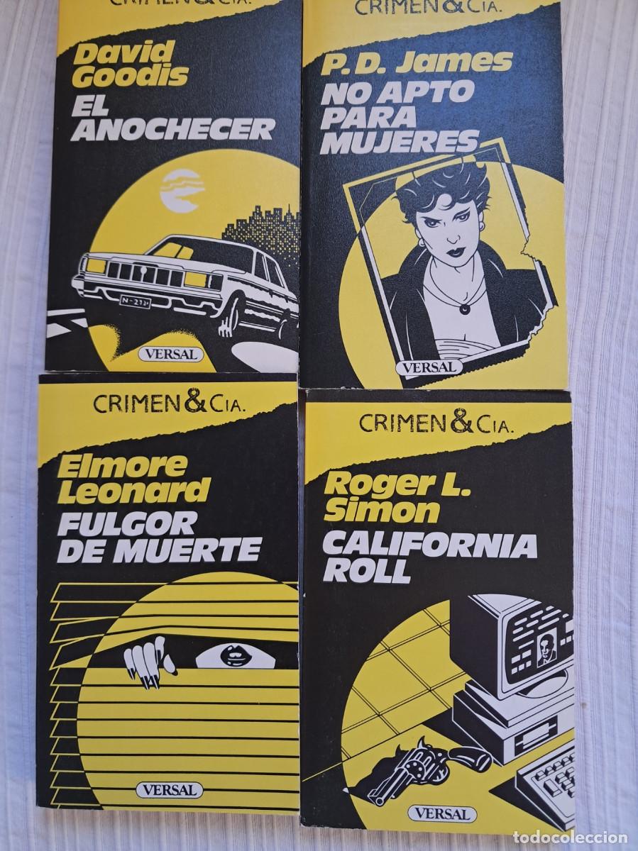 Libros de segunda mano: Lote 4 libros novela polic&iacute;aca varios autores