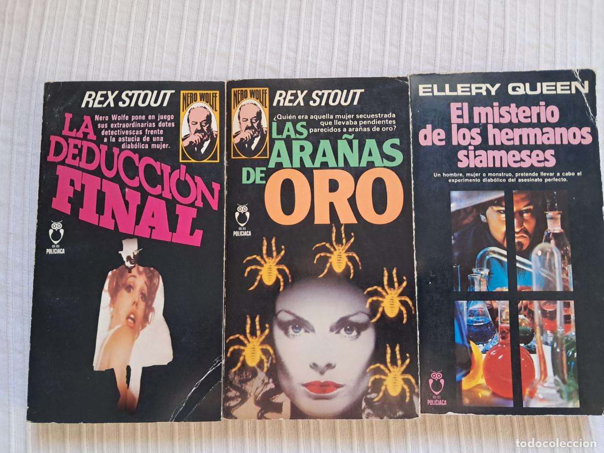Libros de segunda mano: Lote 3 novelas polic&iacute;acas varios autores
