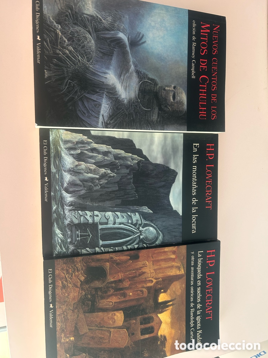 Libros de segunda mano: LOTE 3 LOVECRAFT / MITOS DE CTHULHU &ndash; VALDEMAR CLUB DI&Oacute;GENES N&ordm; 216, 302 y 303