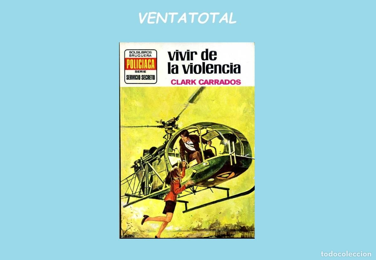 Libros de segunda mano: A&Ntilde;O 1974 MINI LIBRO ANTIGUO POLICIACO VIVIR DE LA VIOLENCIA MIDE 15X11 CM 95 PAGINAS