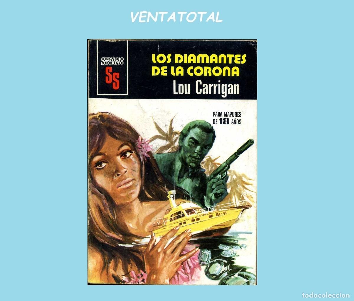 Libros de segunda mano: A&Ntilde;O 1982 MINI LIBRO ANTIGUO POLICIACO LOS DIAMANTES DE LA CORONA MIDE 15X11 CM 95 PAGINAS