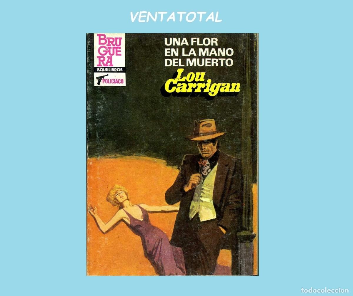 Libros de segunda mano: A&Ntilde;O 1983 MINI LIBRO ANTIGUO POLICIACO UNA FLOR EN LA MANO DEL MUERTO MIDE 15X11 CM 95 PAGINAS
