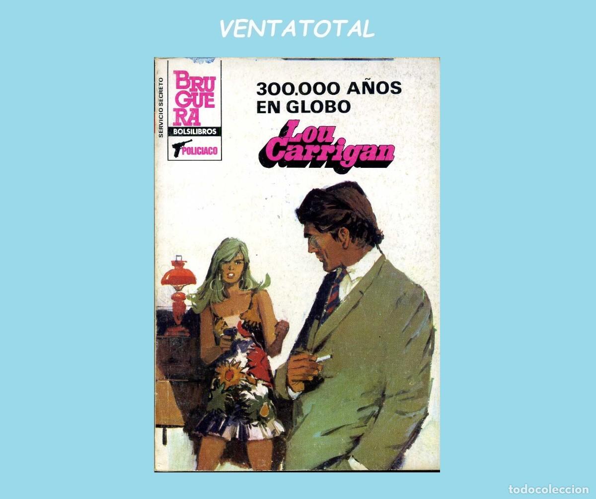 Libros de segunda mano: A&Ntilde;O 1976 MINI LIBRO ANTIGUO POLICIACO 300.000 A&Ntilde;OS EN GLOBO MIDE 15X11 CM 95 PAGINAS