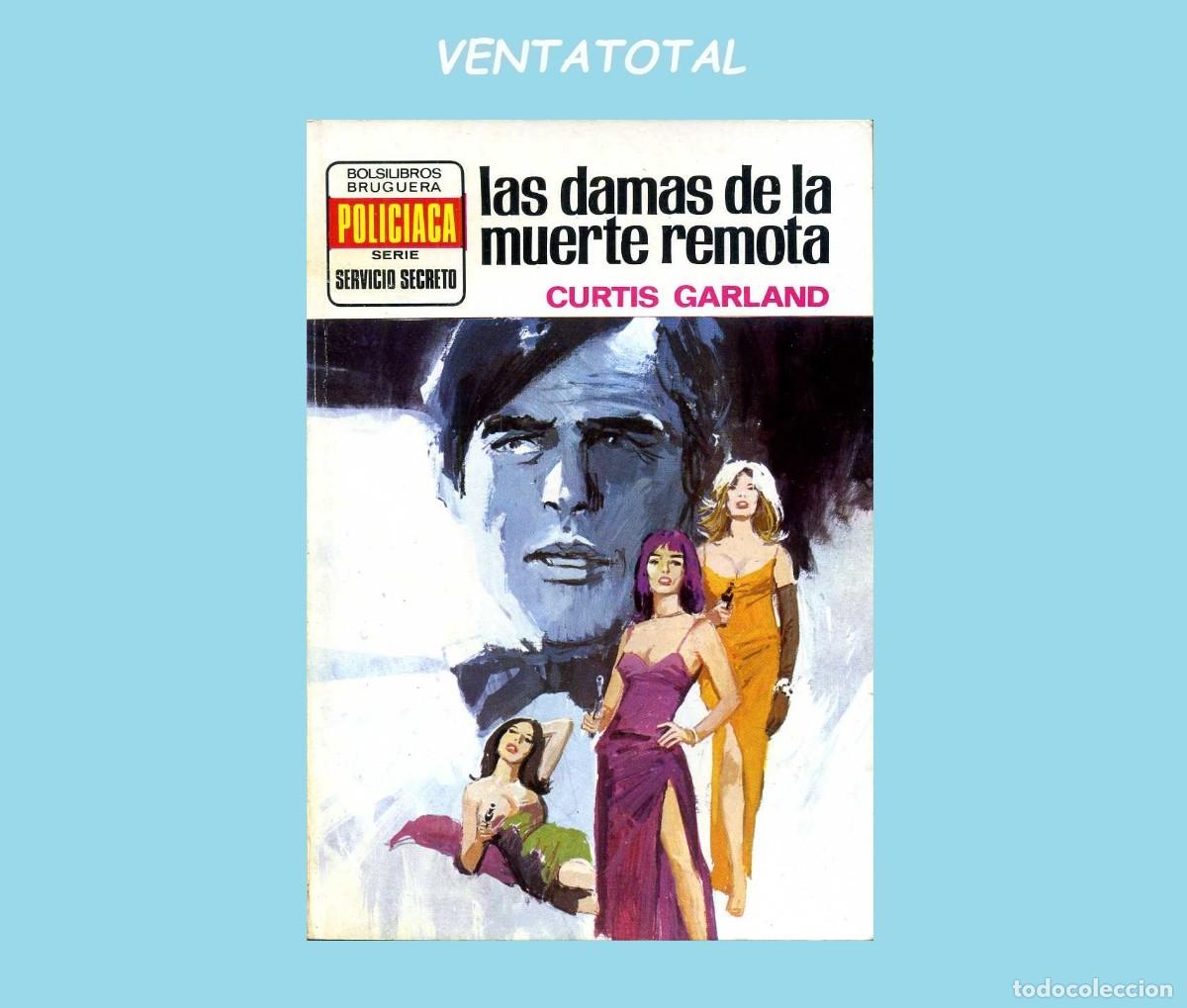 Libros de segunda mano: A&Ntilde;O 1974 MINI LIBRO ANTIGUO POLICIACO LAS DAMAS DE LA MUERTE REMOTA MIDE 15X11 CM 95 PAGINAS