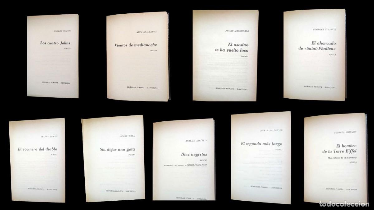 Gebrauchte B&uuml;cher: COLECCI&Oacute;N NOVELA POLIC&Iacute;ACA &rdquo;CLUB DEL MISTERIO&rdquo; - 9 TOMOS - EDITORIAL PLANETA - A&Ntilde;O 1976
