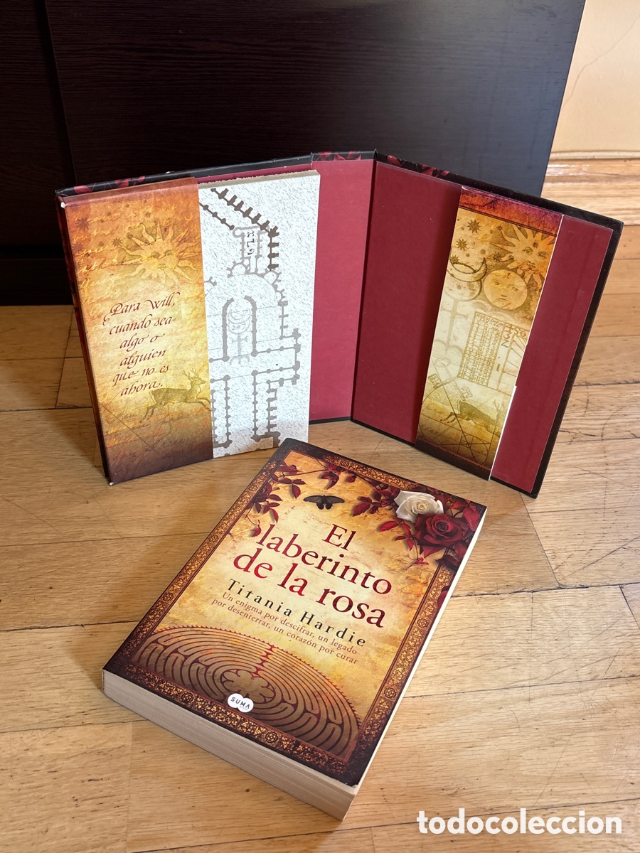 Libros de segunda mano: TITANIA HARDIE - EL LABERINTO DE LA ROSA - EDICION CON TAPA EXTERIOR, CLAVES Y PLANOS - SUMA - ASM