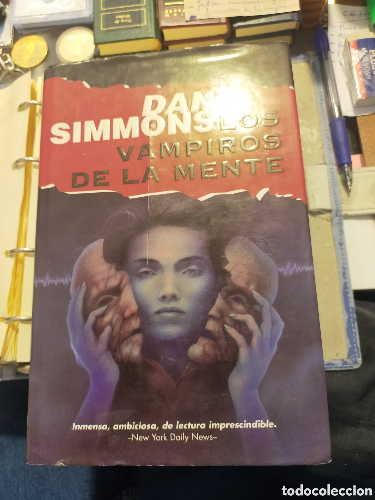 Libros de segunda mano: LOS VAMPIROS DE LA MENTE DAN SIMMONS TAPA DURA. 1 ED.