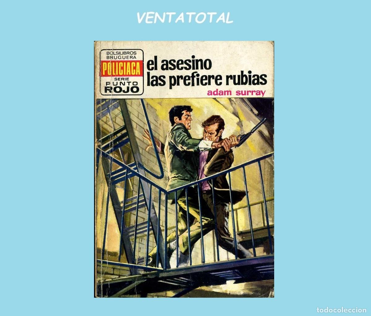 Libros de segunda mano: A&Ntilde;O 1974 MINI LIBRO ANTIGUO POLICIACO EL ASESINO LAS PREFIERE RUBIAS MIDE 15X11 CM 127 PAGINAS