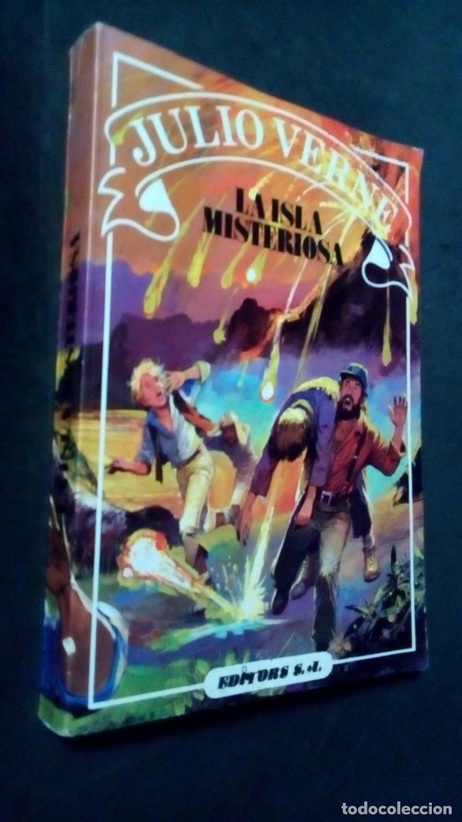 Libros de segunda mano: JULIO VERNE - LA ISLA MISTERIOSA - EDITORS S.A. 160 PGS. 19X13 CM-LIBRO COMO NUEVO