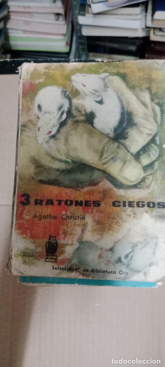 Libros de segunda mano: TRES 3 Ratones Ciegos Agatha Christie Editorial Molino (Biblioteca Oro) LIBRO CU-05