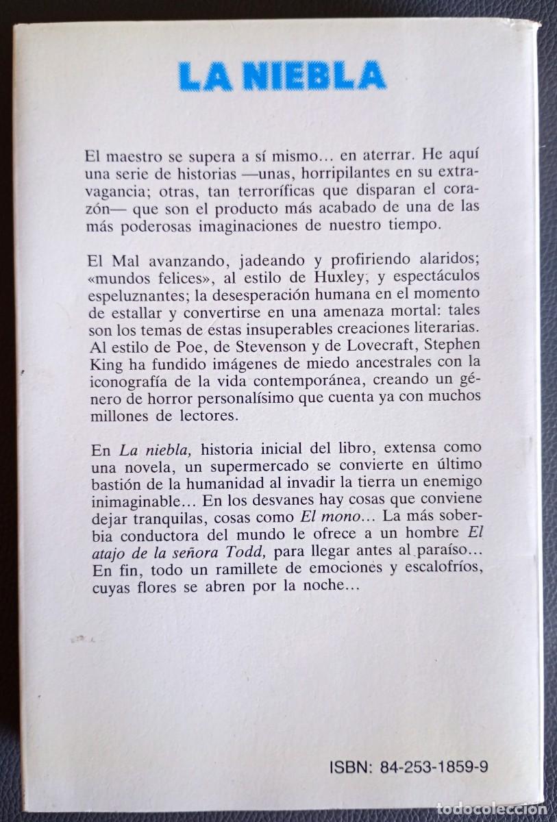 Libros de segunda mano: Stephen King . La niebla - Foto 2