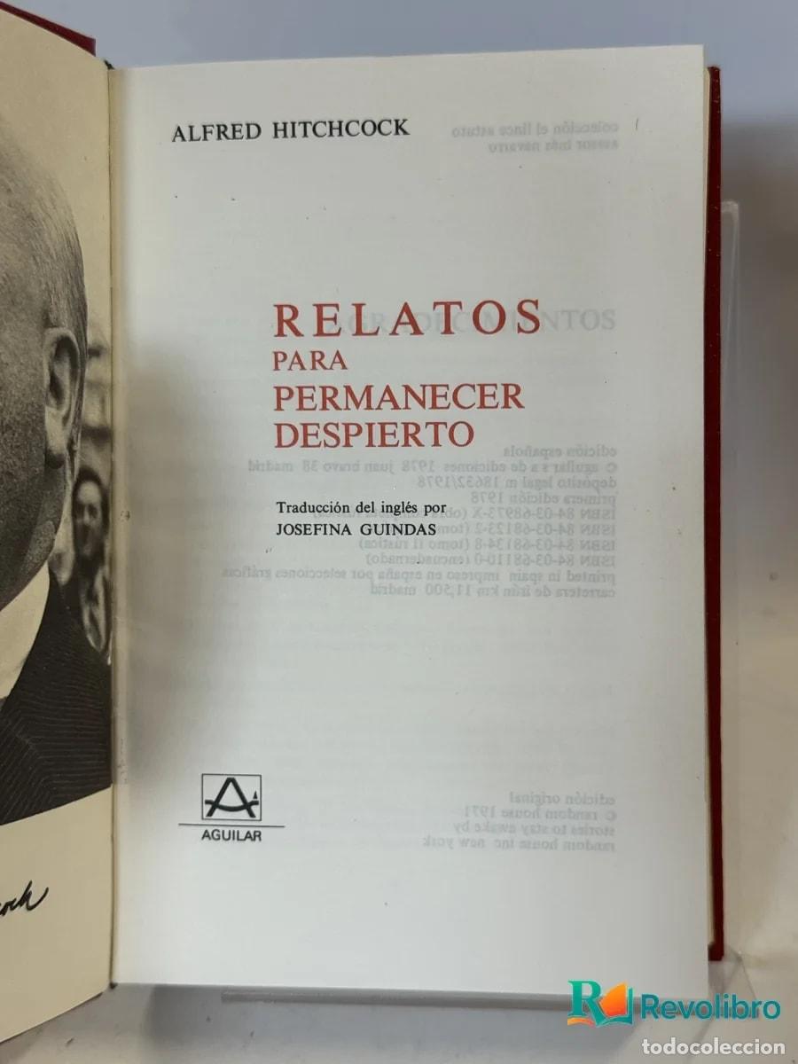 Libros de segunda mano: Relatos para Permanecer Despierto - Alfred Hitchcock