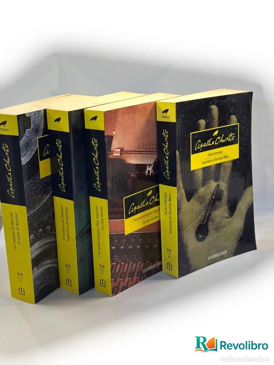 Libros de segunda mano: Lote Agatha Christie 4 libros