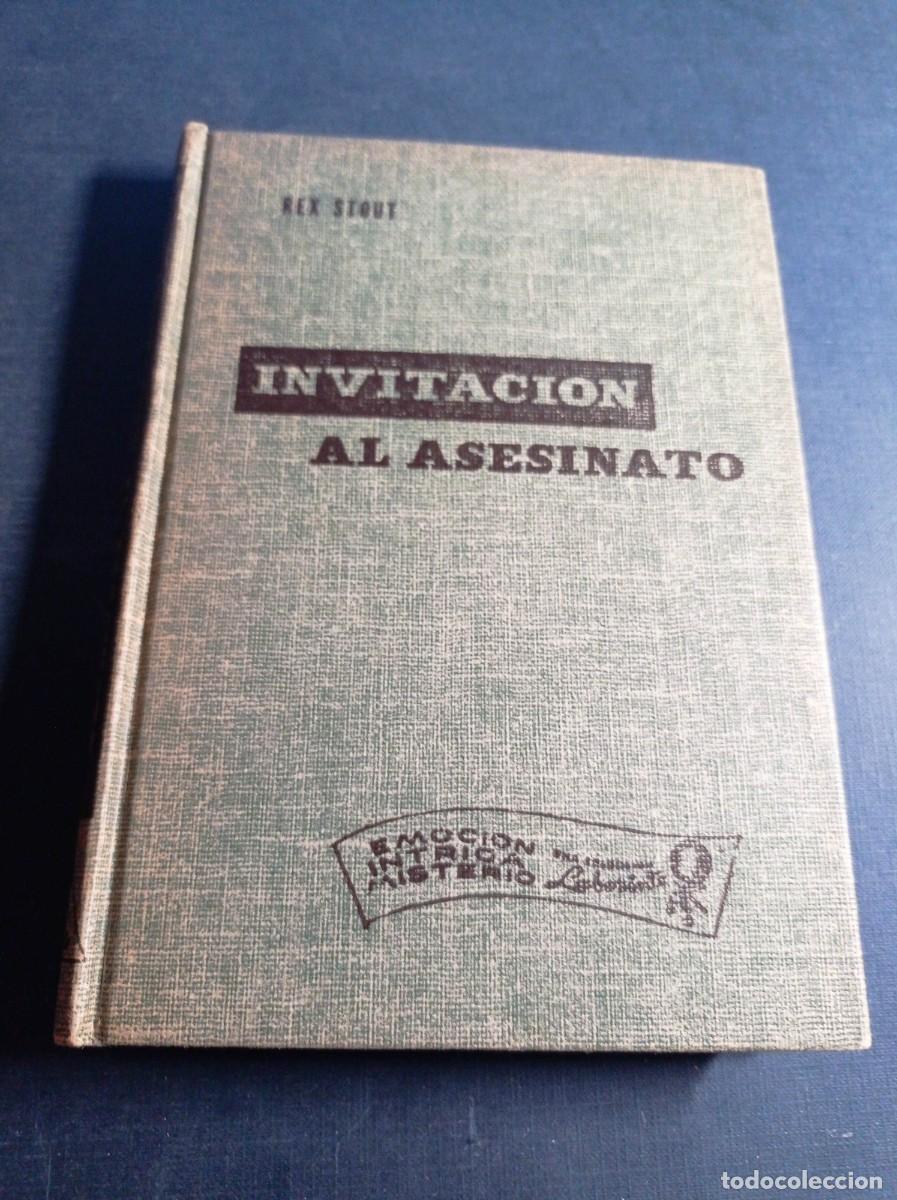 Libros de segunda mano: NERO WOLFE: INVITACI&Oacute;N AL ASESINATO. REX STOUT. ANNA MURIA. NOVELAS LABERINTO. CUMBRE, 1956, M&Eacute;XICO